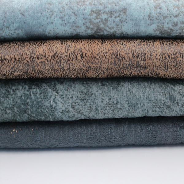 100% Polyester Gilded Sofa Upholstery Holland Velvet Fabric 