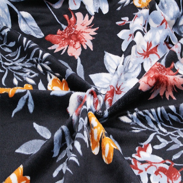 100% Polyester Super Soft Velvet Fabric 