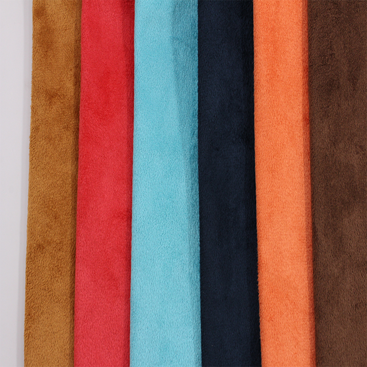 100% Polyester Soft Touching Faux Suede Garment Fabric